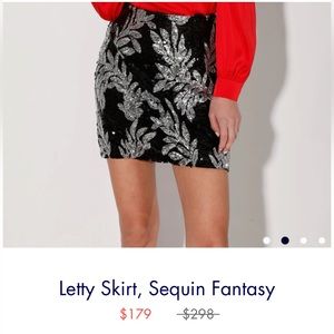 Letty sequin skirt